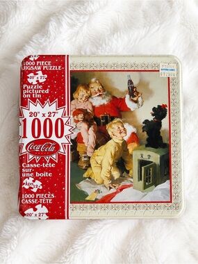 Vintage Coca-Cola 1000 Piece Jigsaw Puzzle in Collectible Tin – New Sealed